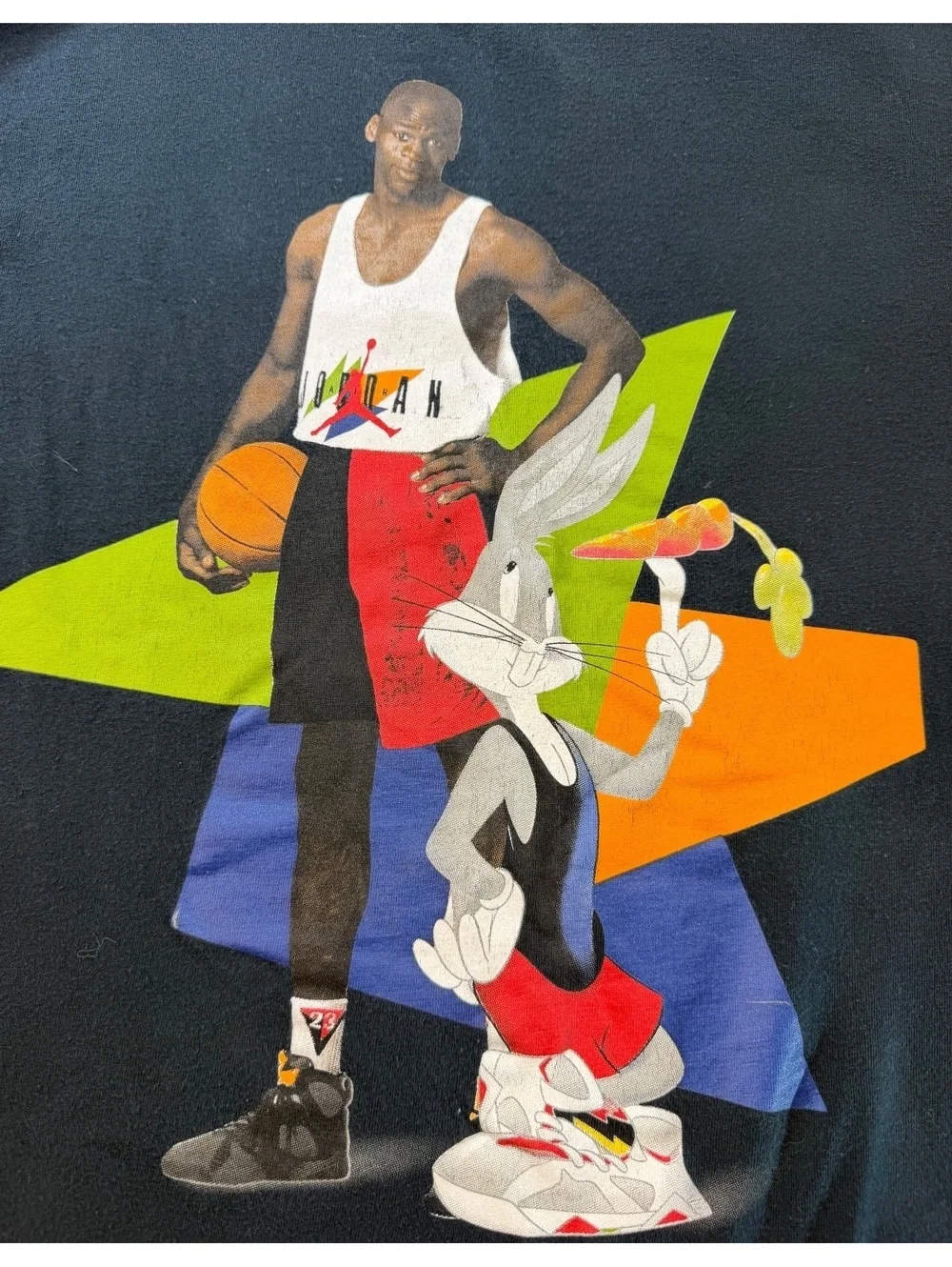 Jordan x Looney Tunes Hare Jordan Graphic T-Shirt Medium